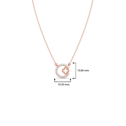 Celestial Clover Diamond Necklace