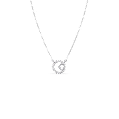 Celestial Clover Diamond Necklace