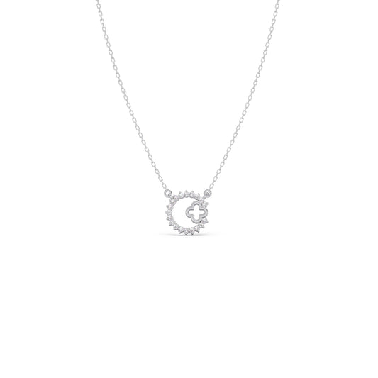 Celestial Clover Diamond Necklace