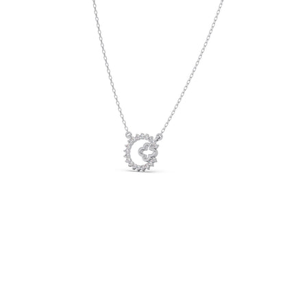 Celestial Clover Diamond Necklace