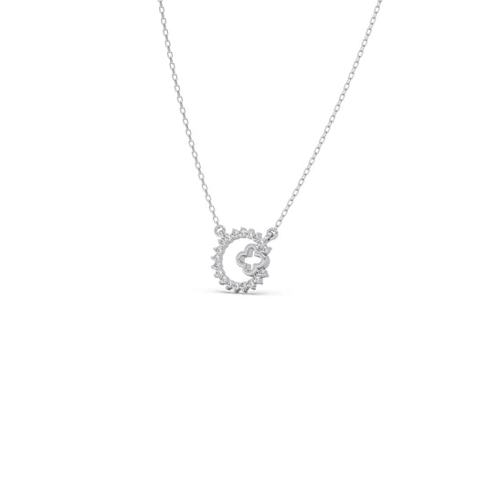 Celestial Clover Diamond Necklace