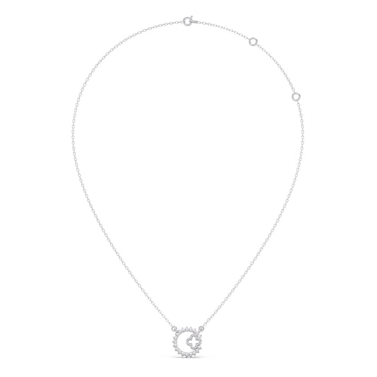 Celestial Clover Diamond Necklace