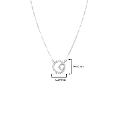 Celestial Clover Diamond Necklace