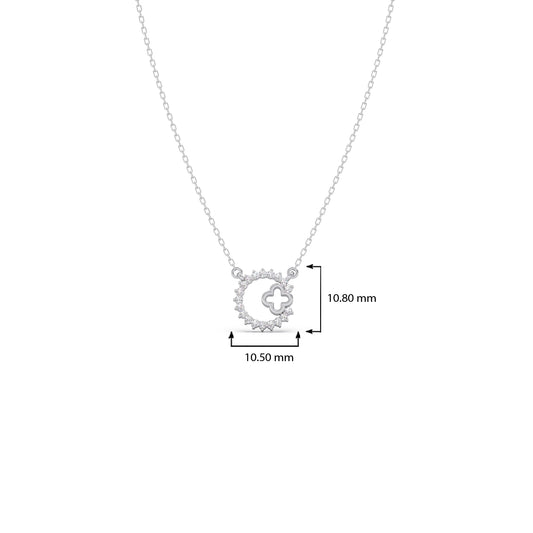 Celestial Clover Diamond Necklace