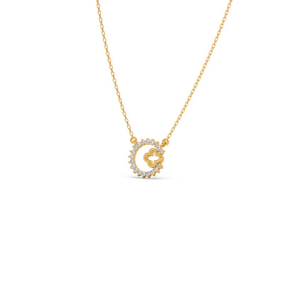 Celestial Clover Diamond Necklace