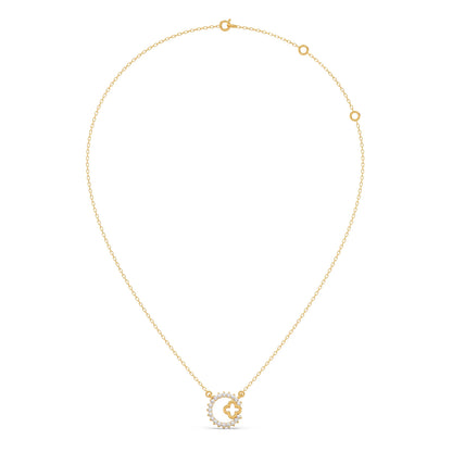 Celestial Clover Diamond Necklace