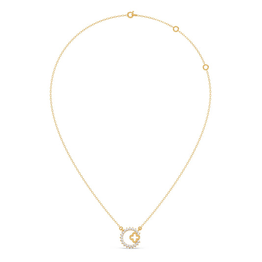 Celestial Clover Diamond Necklace