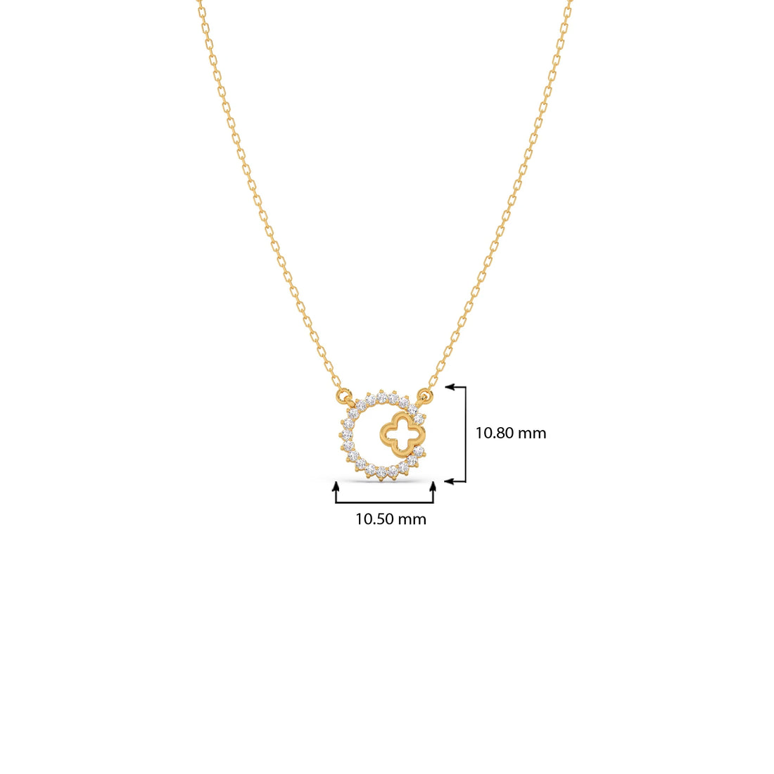 Celestial Clover Diamond Necklace