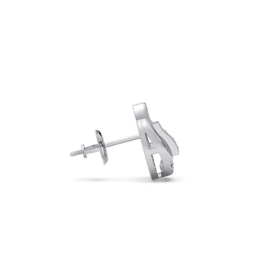 Pear-Cut Diamond Halo Stud Earrings