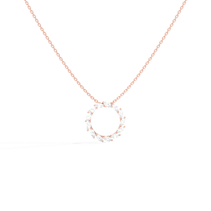 Elegant Marquise Circle Pendant