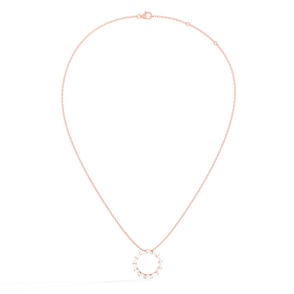 Elegant Marquise Circle Pendant