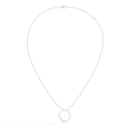 Elegant Marquise Circle Pendant