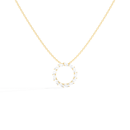 Elegant Marquise Circle Pendant