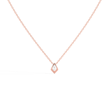 Luminous Pear Classic Solitaire Pendant