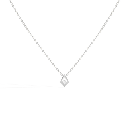 Luminous Pear Classic Solitaire Pendant