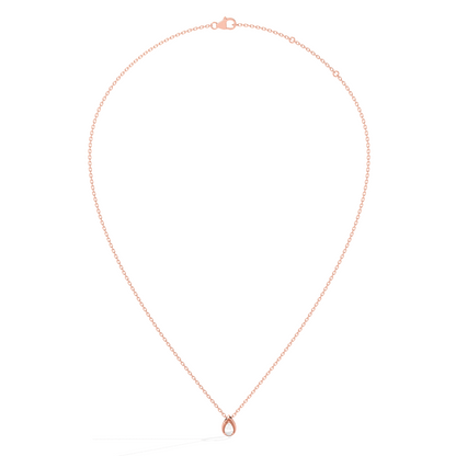 Pear Shape Diamond Pendant Necklace