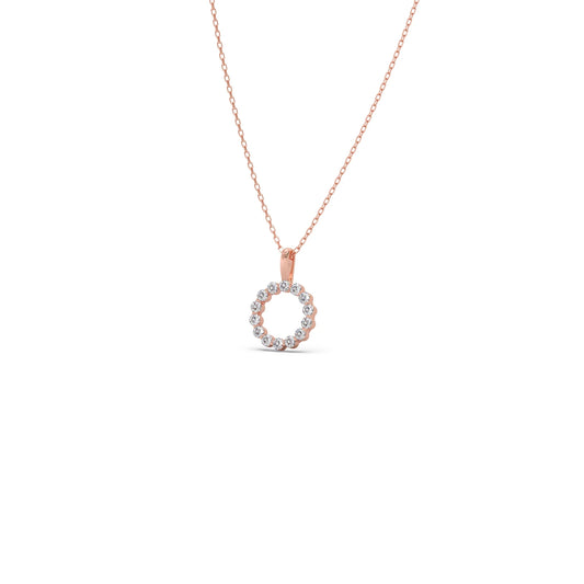 Classic Round Brilliant Diamond Pendant
