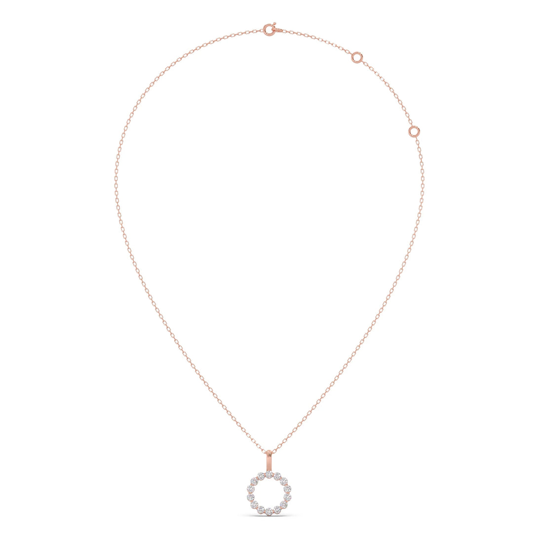 Classic Round Brilliant Diamond Pendant