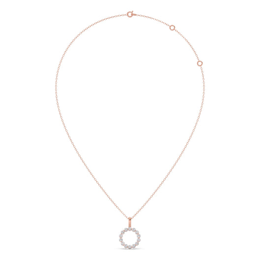 Classic Round Brilliant Diamond Pendant