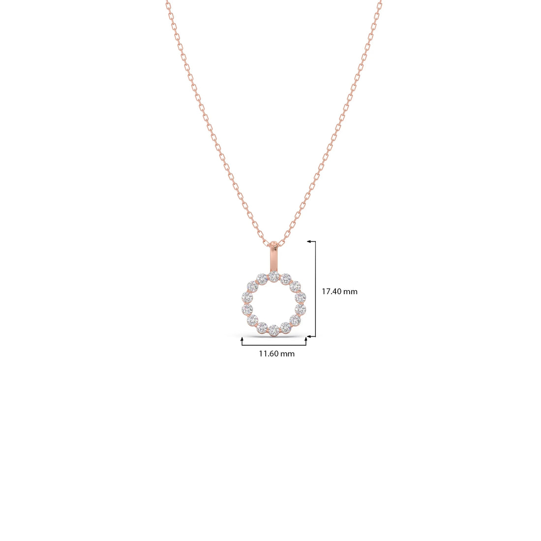 Classic Round Brilliant Diamond Pendant