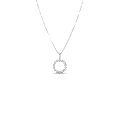 Classic Round Brilliant Diamond Pendant