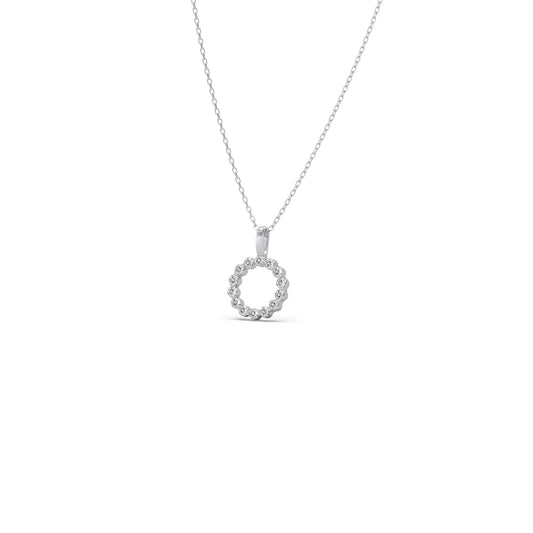 Classic Round Brilliant Diamond Pendant