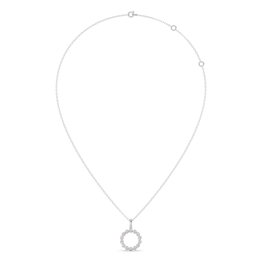 Classic Round Brilliant Diamond Pendant