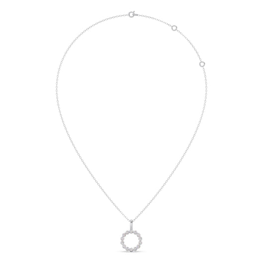 Classic Round Brilliant Diamond Pendant