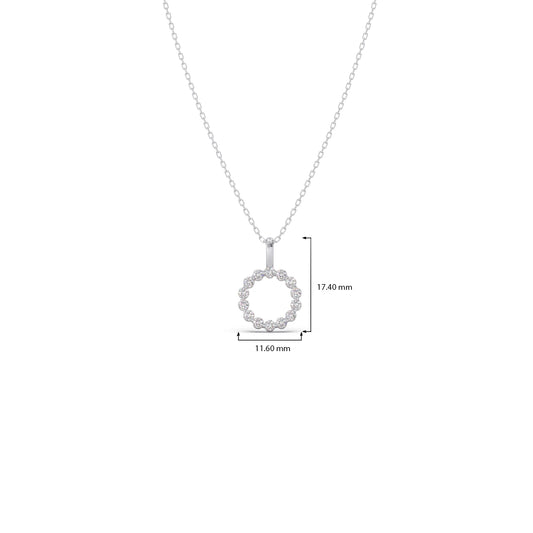 Classic Round Brilliant Diamond Pendant
