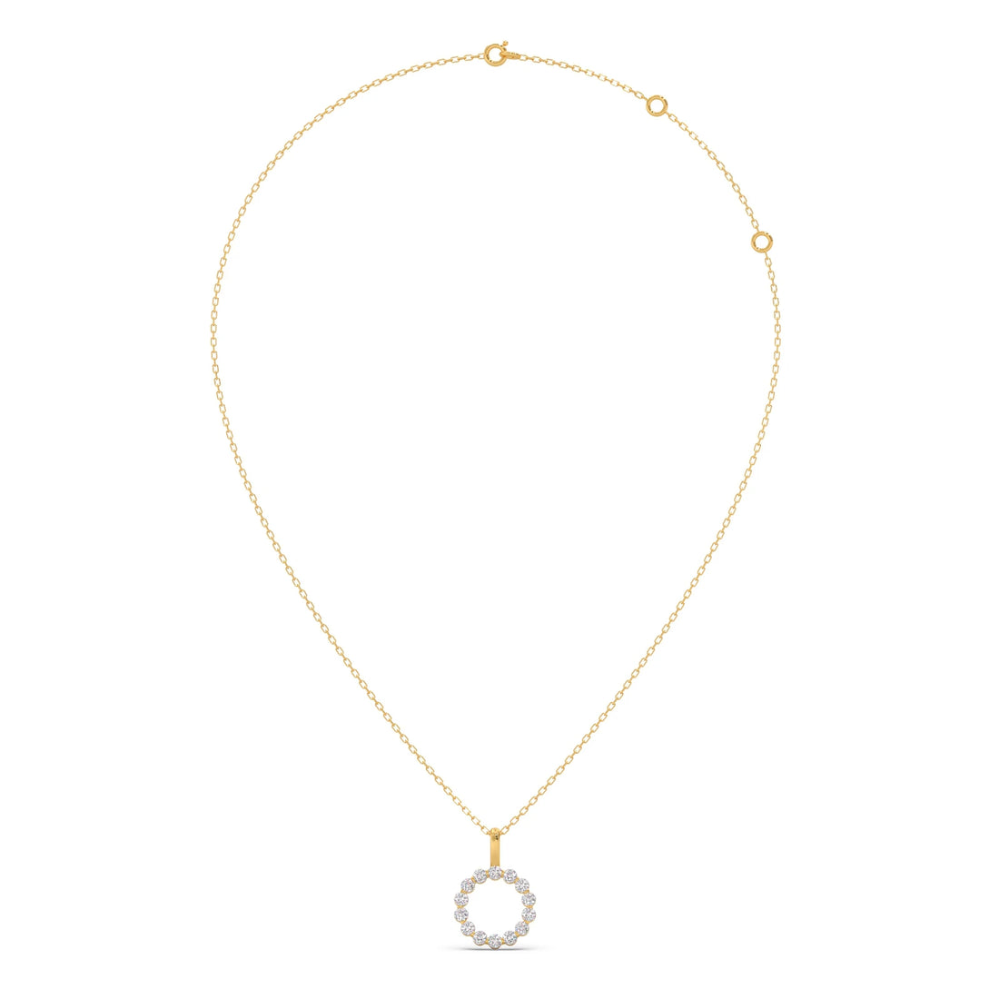 Classic Round Brilliant Diamond Pendant