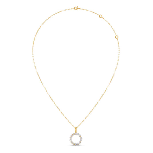 Classic Round Brilliant Diamond Pendant