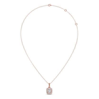 Cushion-Cut Diamond Necklace
