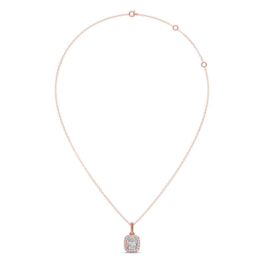Cushion-Cut Diamond Necklace