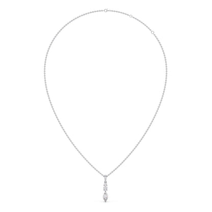 Marquise & Round Trio Pendant