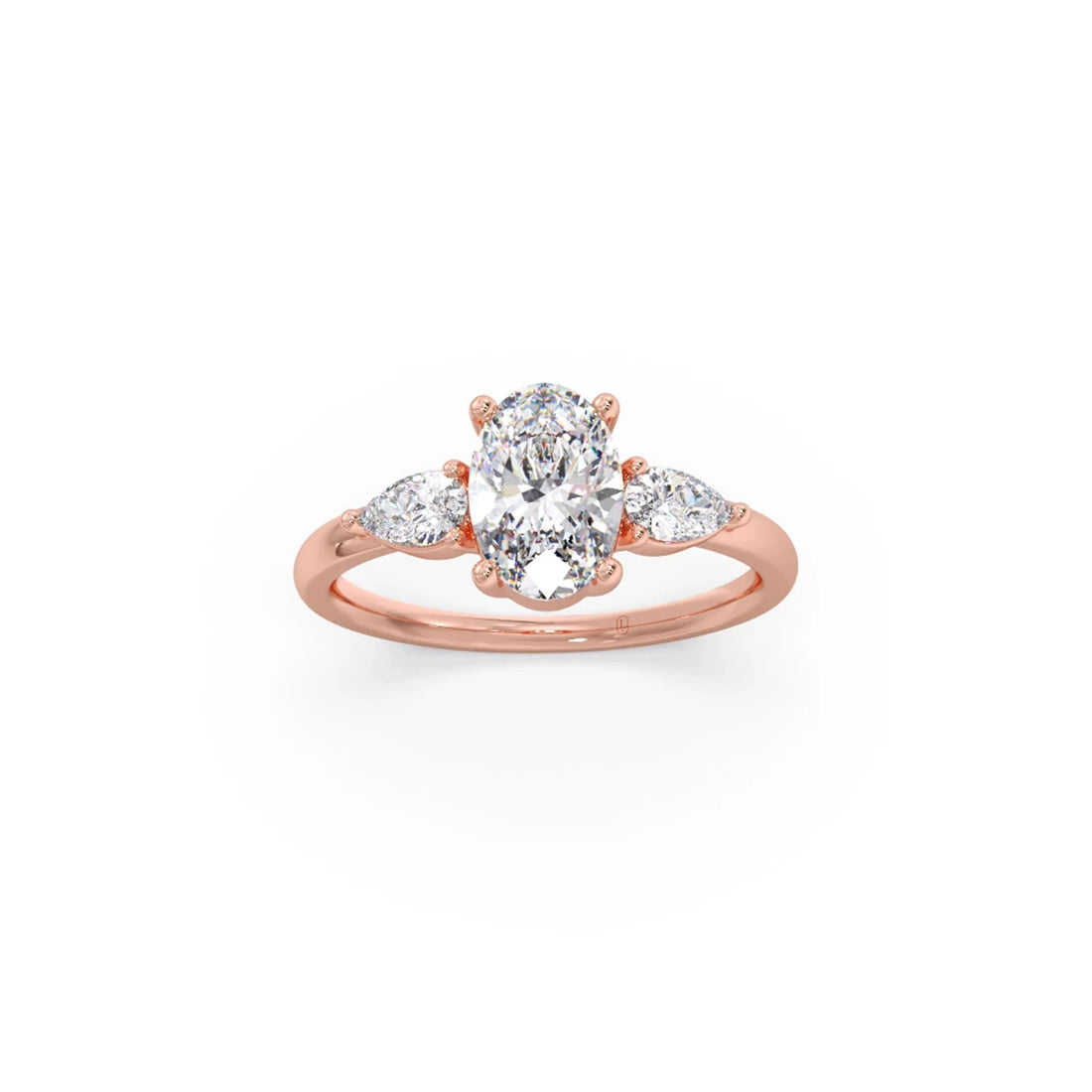 Oval Cut Three Stone Engagement Ring