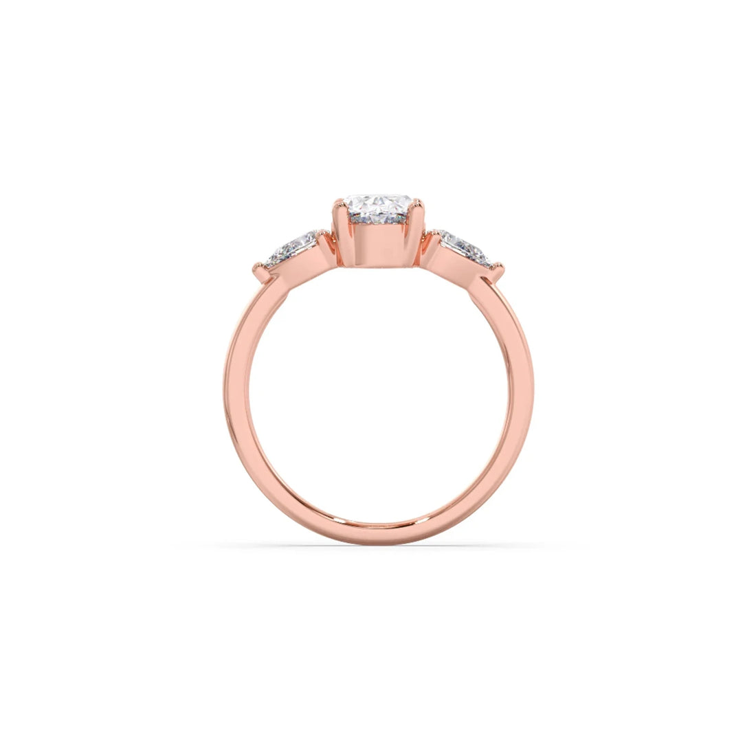 Oval Cut Three Stone Engagement Ring