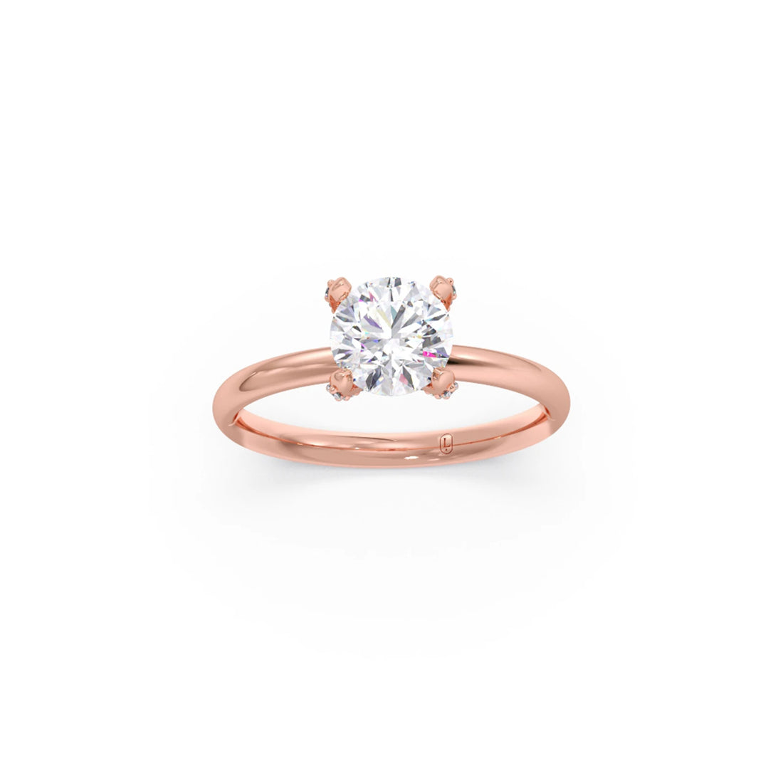 1.31 cts Round Brilliant Solitaire Ring