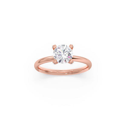 1.31 cts Round Brilliant Solitaire Ring