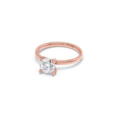 1.31 cts Round Brilliant Solitaire Ring