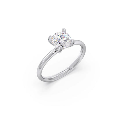 1.31 cts Round Brilliant Solitaire Ring