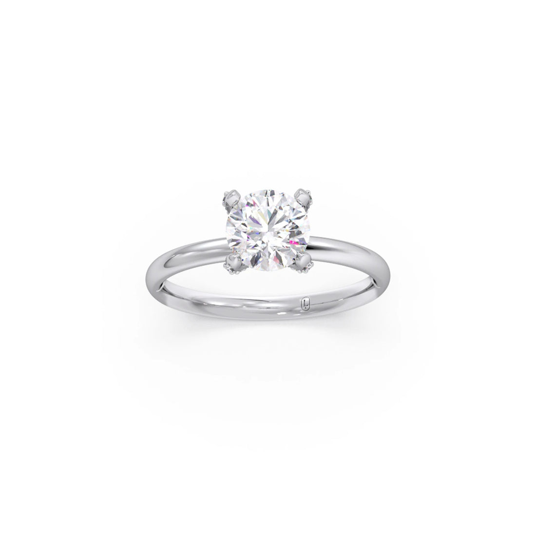 1.31 cts Round Brilliant Solitaire Ring