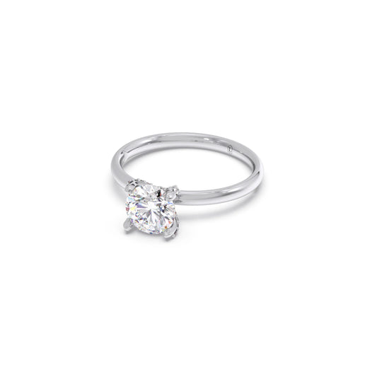 1.31 cts Round Brilliant Solitaire Ring