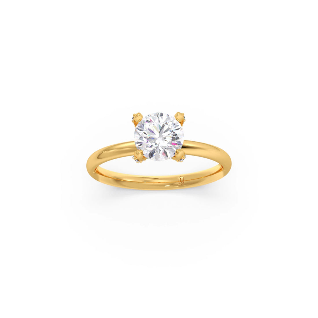 1.31 cts Round Brilliant Solitaire Ring