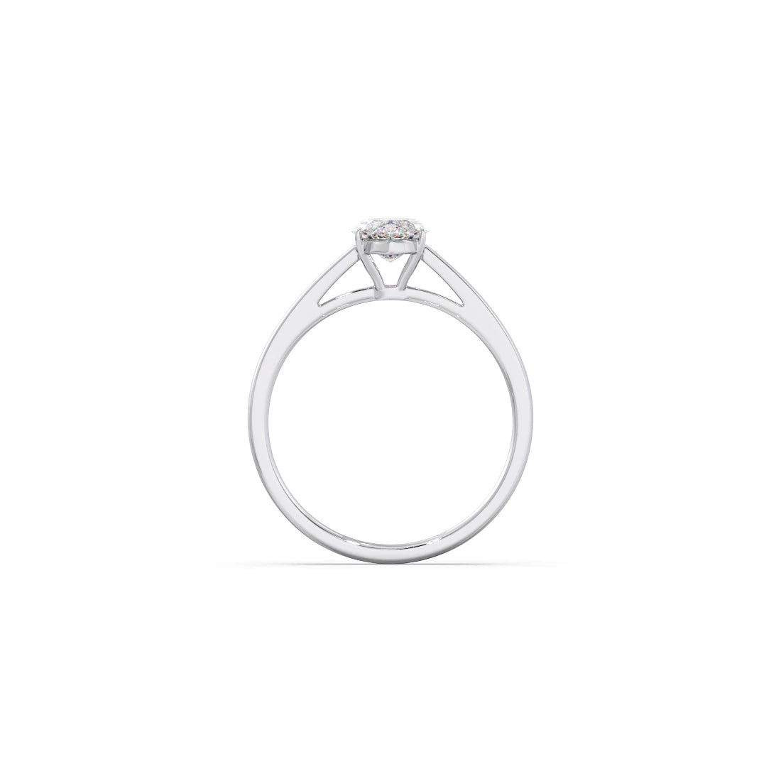 Solitaire Marquise Shape Diamond Engagement Ring - 1.00 Cts
