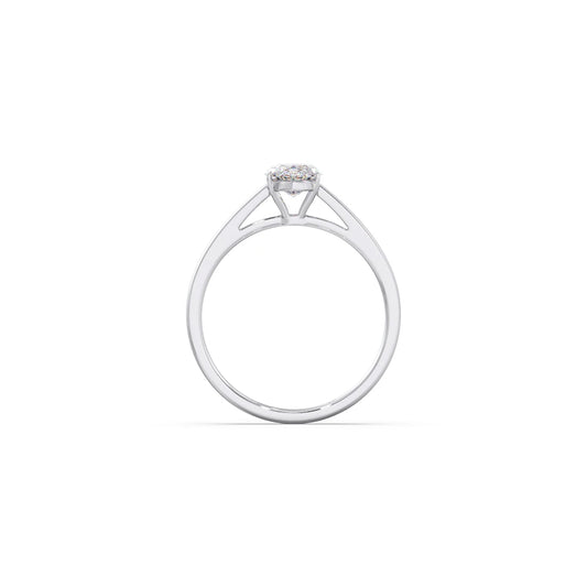 Solitaire Marquise Shape Diamond Engagement Ring - 1.00 Cts