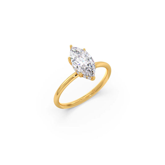 Classic Marquise Shape Engagement Ring - 1.50 Cts