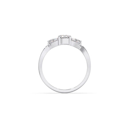Twisted Vine Diamond Ring