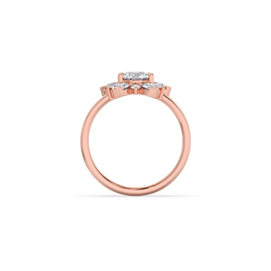 Celestial Flower Diamond Ring