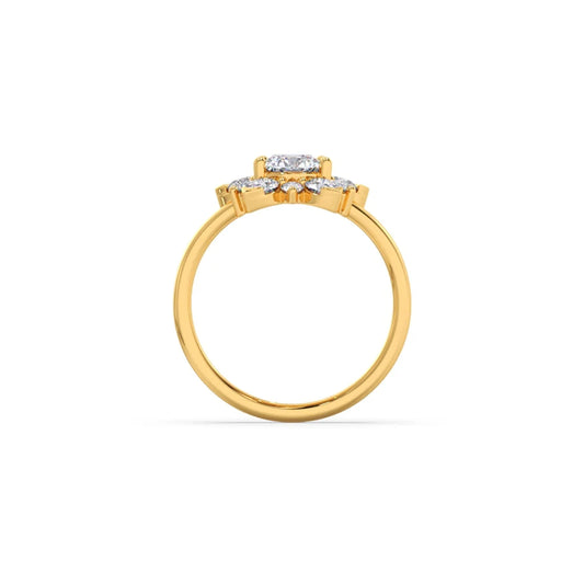 Celestial Flower Diamond Ring