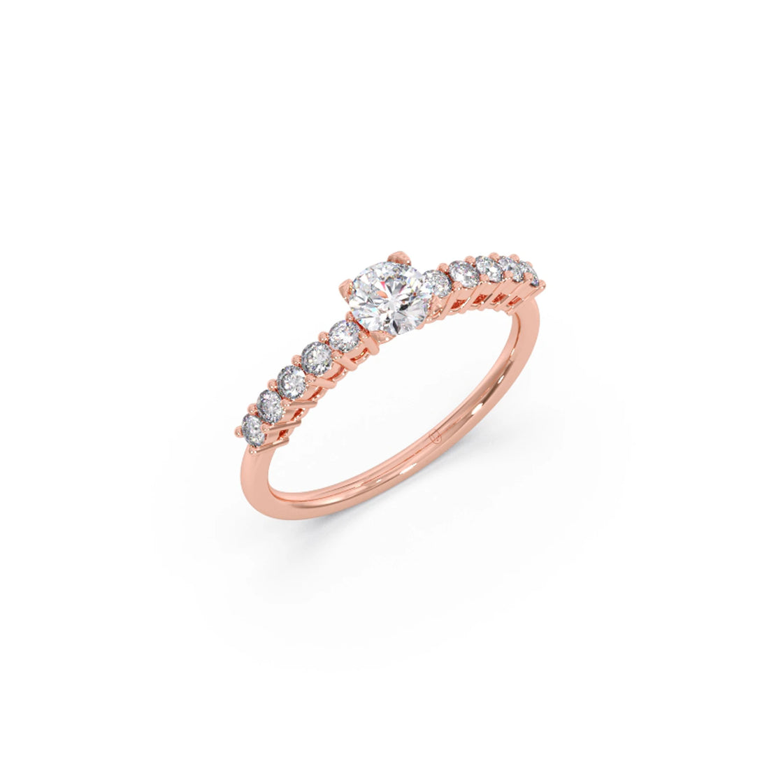 Delicate Diamond Engagement Ring